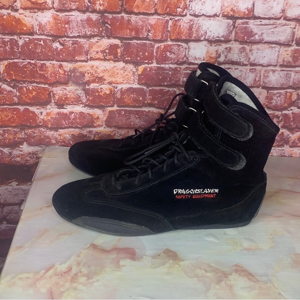 Extreme Racewear Black Suede Polamide Fiber Lined Competition Racing Sho… - Picture 2 of 10